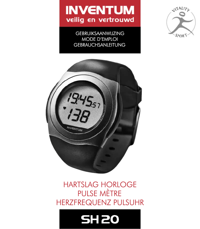 Page 1 de la notice Manuel utilisateur Inventum SH20