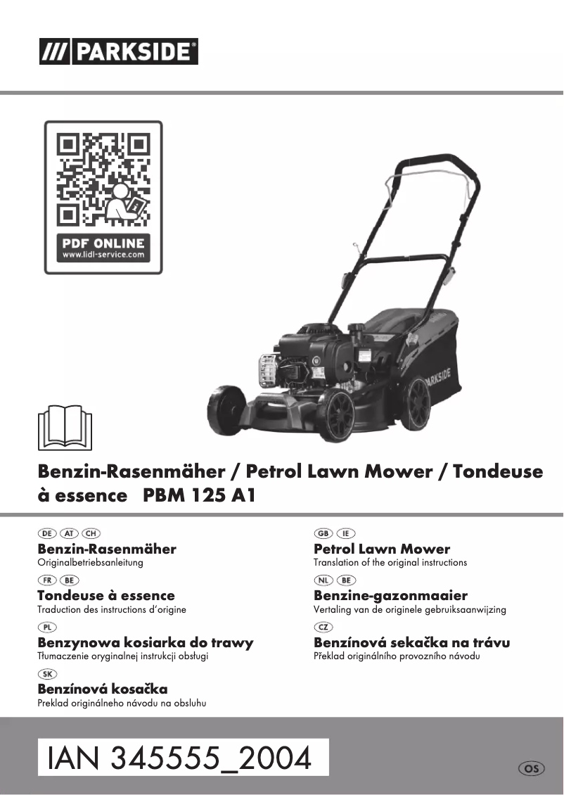 Page 1 de la notice Manuel utilisateur Parkside PBM 125 A1