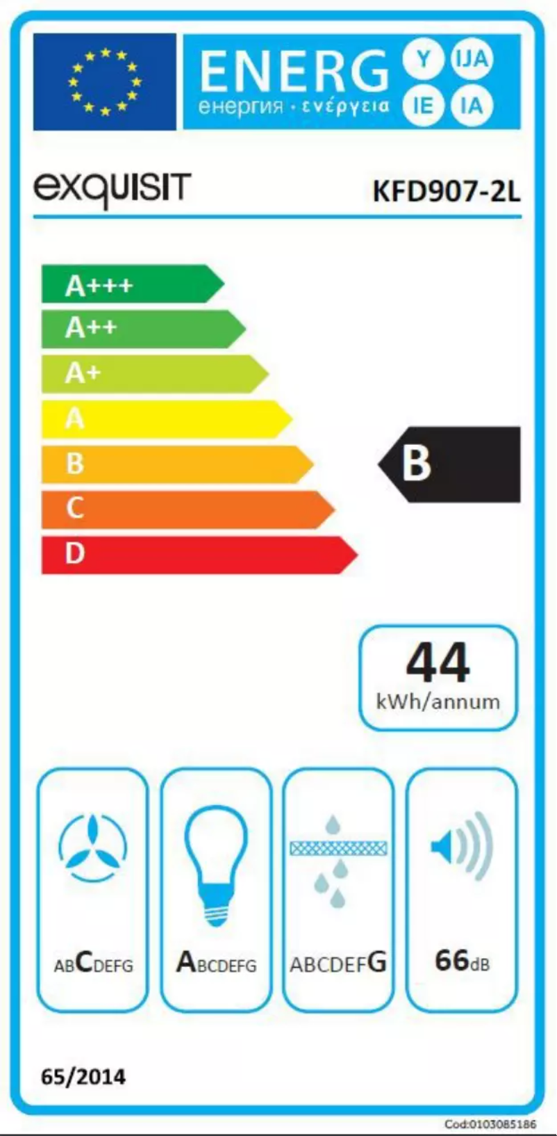 Page 1 of the manual User Manual Exquisit KFD907-2L