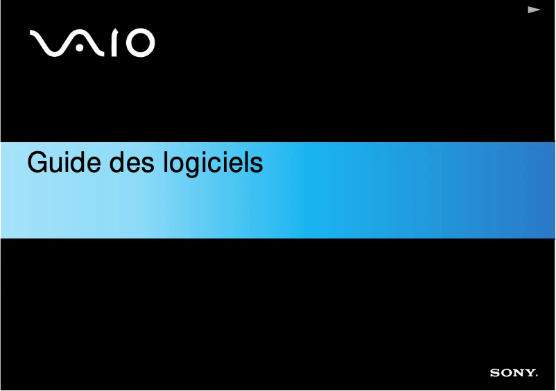 Page n°1 - Manuel utilisateur Sony PCV-RS702