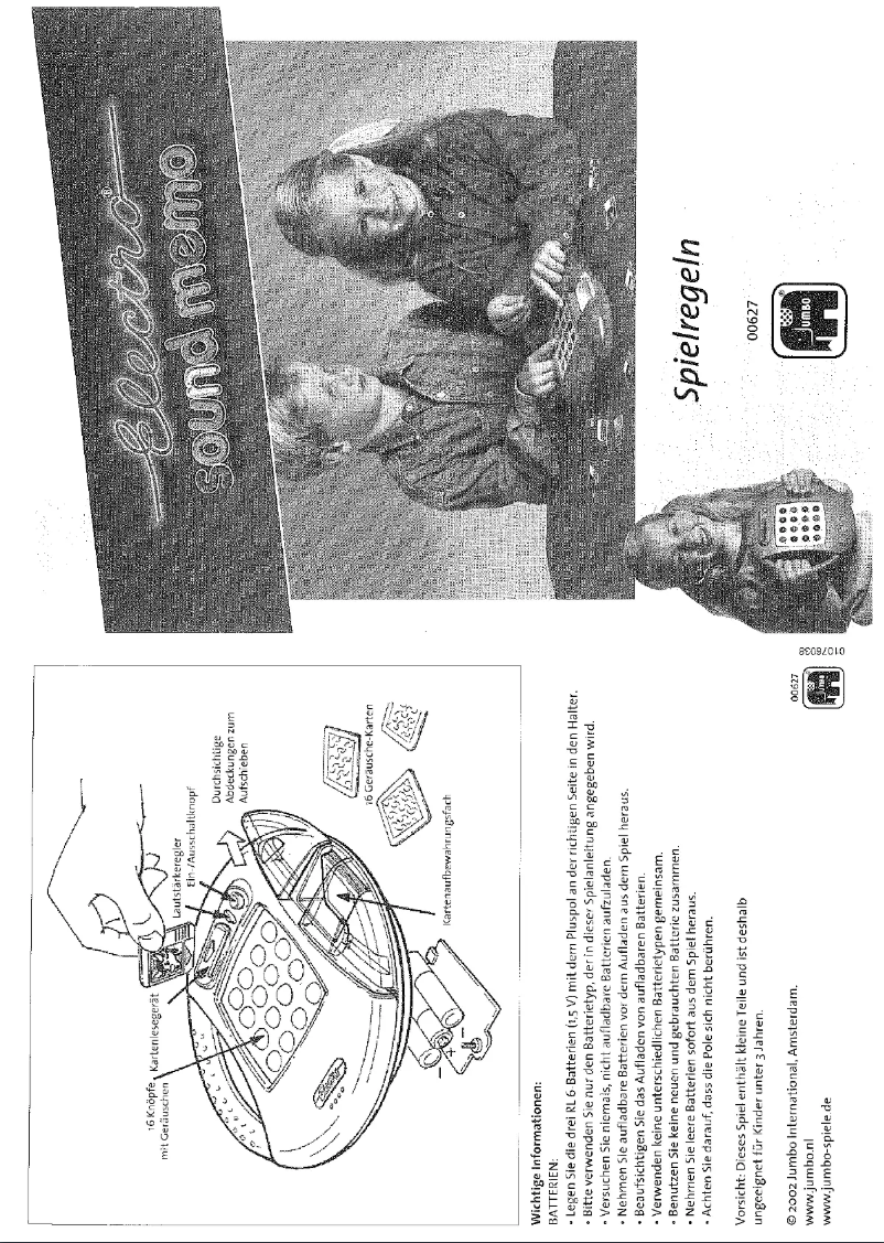 Page 1 de la notice Manuel utilisateur Jumbo Electro Sound D