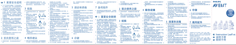 Image de la première page du manuel de l'appareil AVENT SCF995