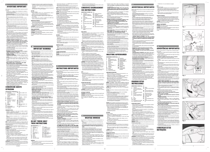 Page 1 de la notice Manuel utilisateur Ariete Disney 2855