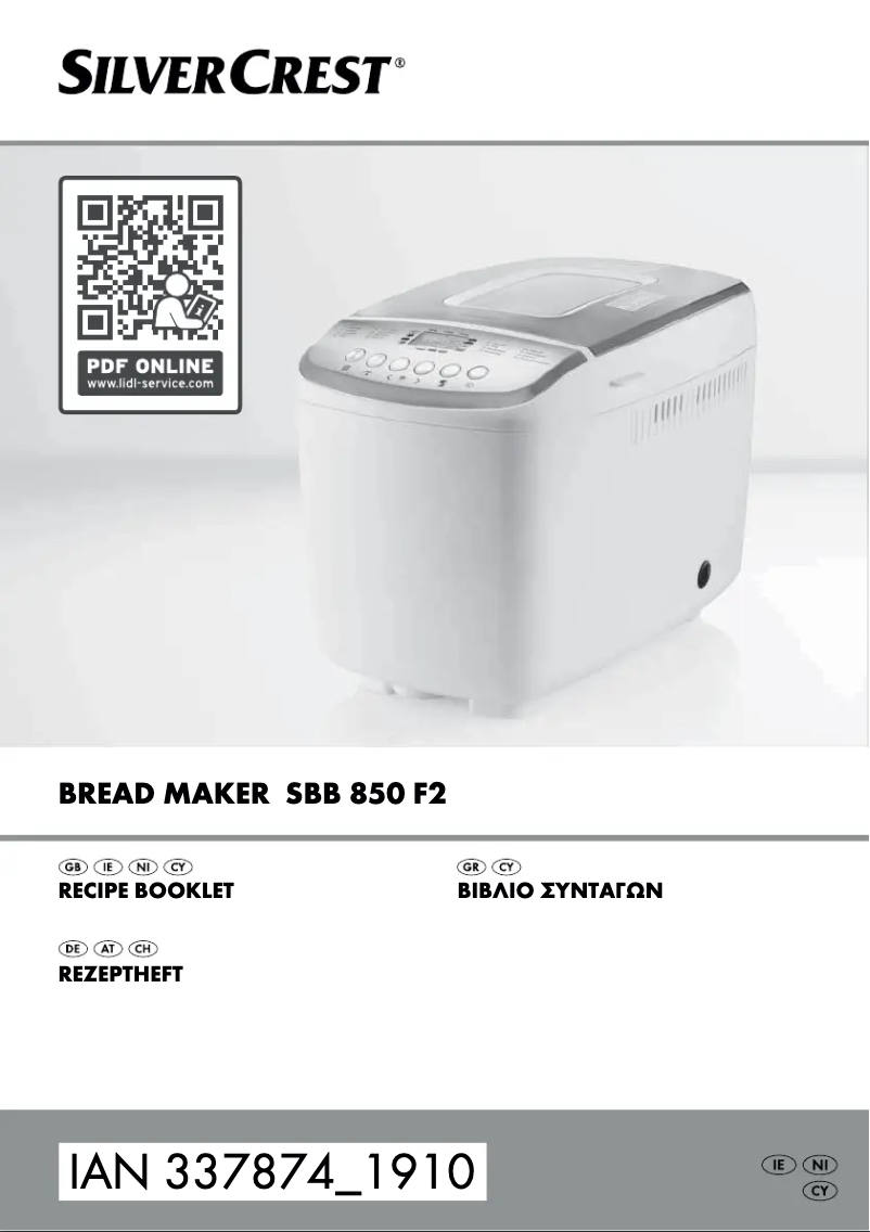 Page 1 de la notice Manuel utilisateur SilverCrest SBB 850 C1