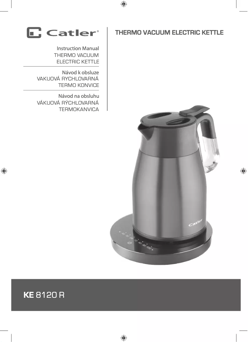 Página 1 del manual Manual de usuario Catler KE 8120