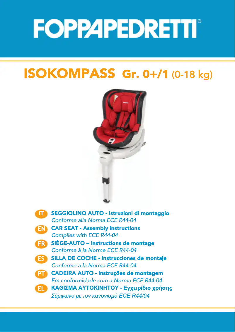 Page 1 de la notice Manuel utilisateur Foppapedretti Isokompass