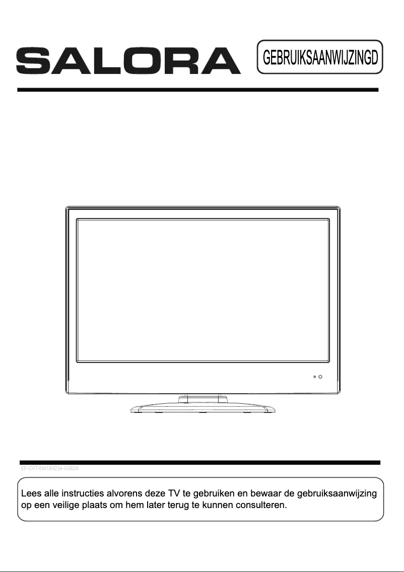 Page 1 de la notice Manuel utilisateur Salora LED2225FHDVX