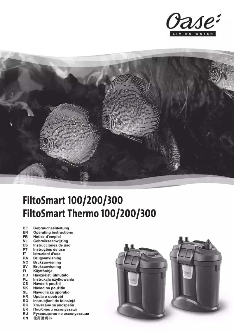 Page 1 of the manual User Manual Oase FiltoSmart Thermo 200