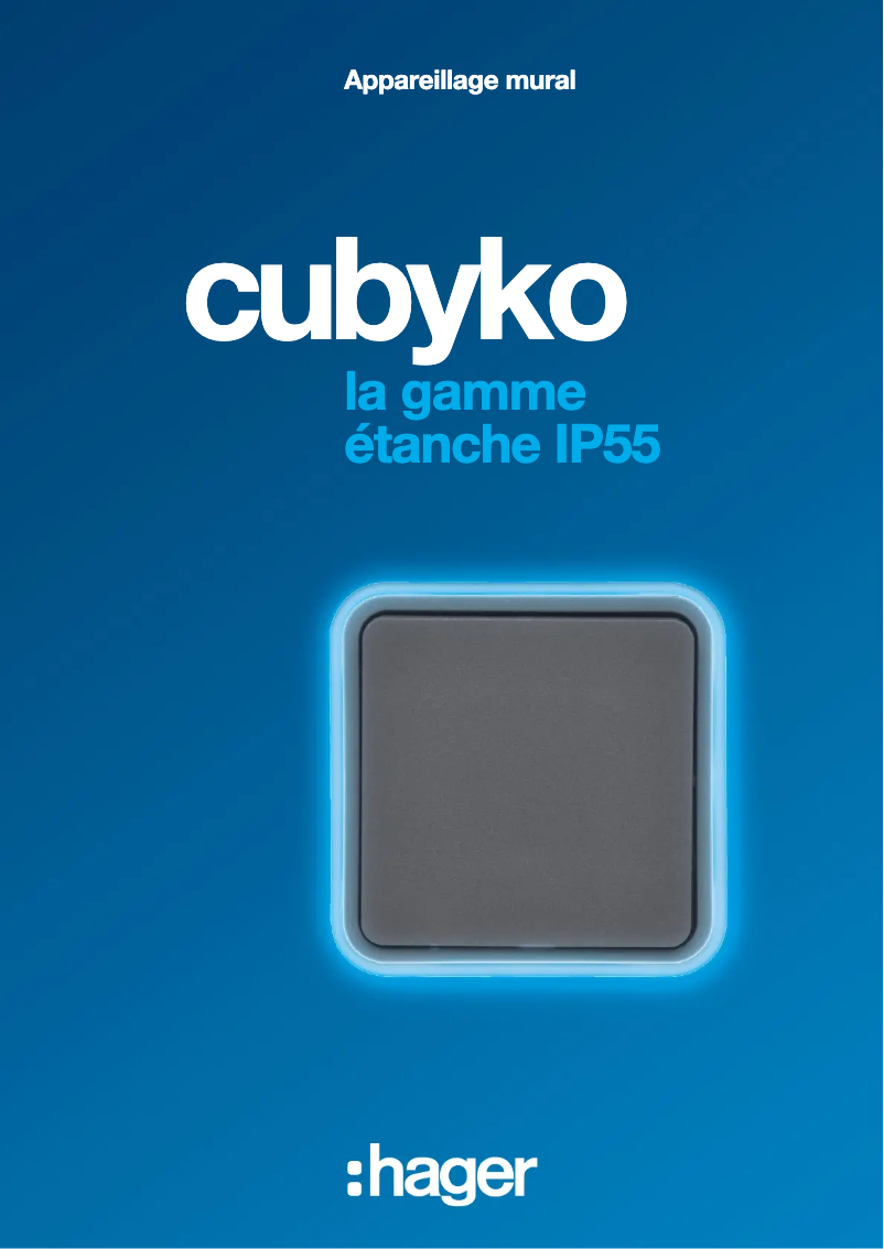 Page 1 de la notice Brochure Hager WNA696