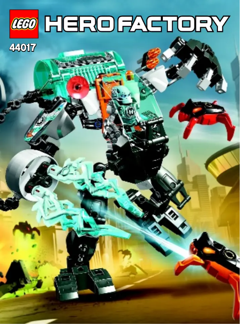 Page 1 de la notice Manuel utilisateur Lego Hero Factory 44017