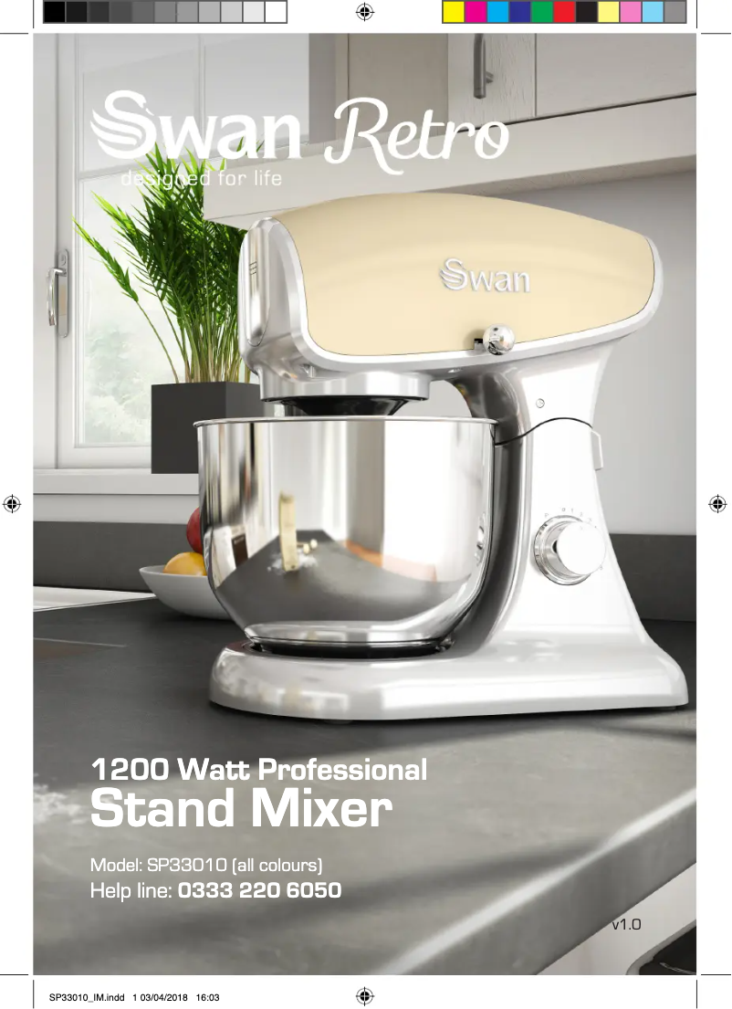 Page 1 de la notice Manuel utilisateur Swan SP33010GN