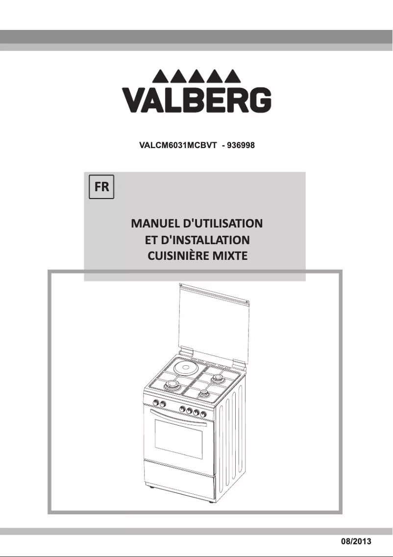 Página 1 del manual Manual de usuario Valberg VALCM6031MCBVT