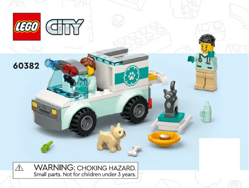 Página 1 del manual Instrucciones visuales Lego City 60382