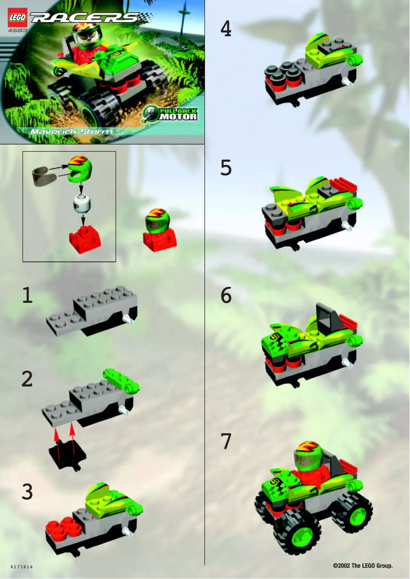 Page 1 of the manual User Manual Lego Racers 4583