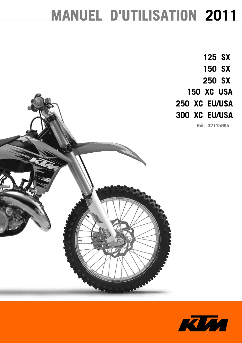 Página 1 del manual Manual de usuario KTM 300 XC (2011)