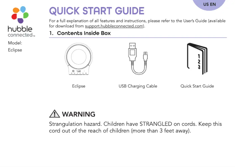 Página 1 del manual Guía de inicio rápido Oricom OBHSSOO