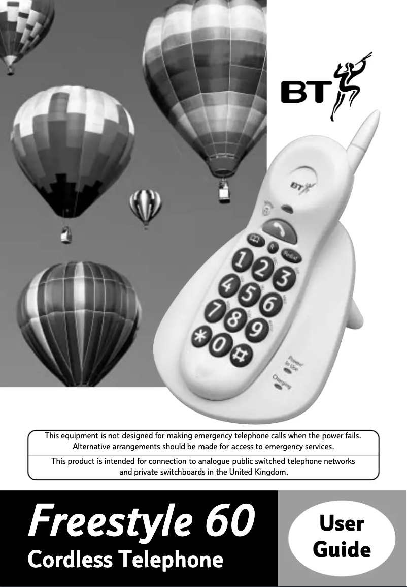 Imagen de la primera página del manual del dispositivo Freestyle 60