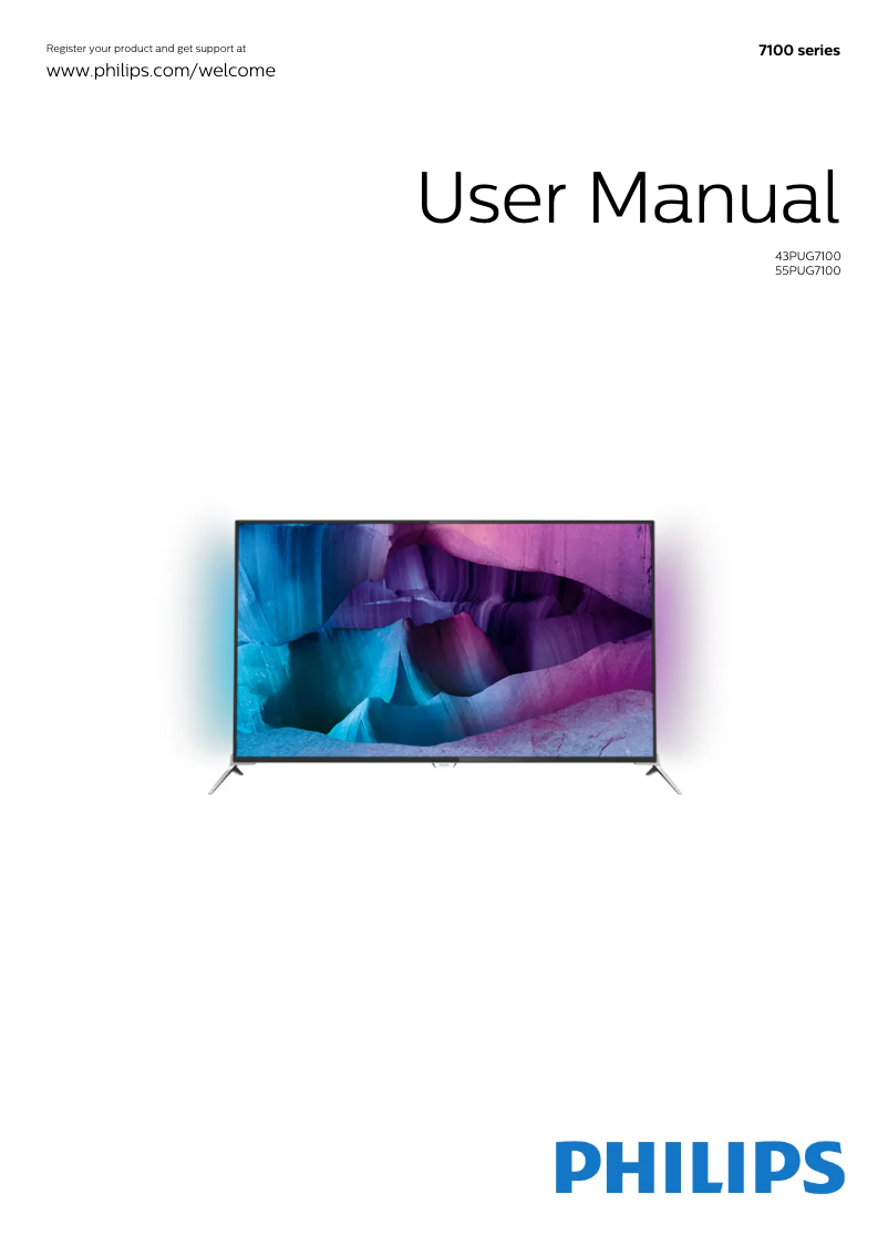 Página 1 del manual Manual de usuario Philips 7000 series 43PUG7100