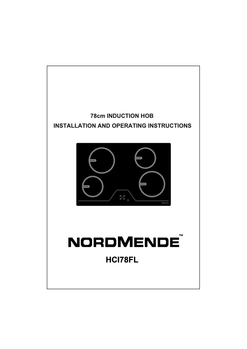 Page 1 de la notice Manuel utilisateur Nordmende HCI78FL