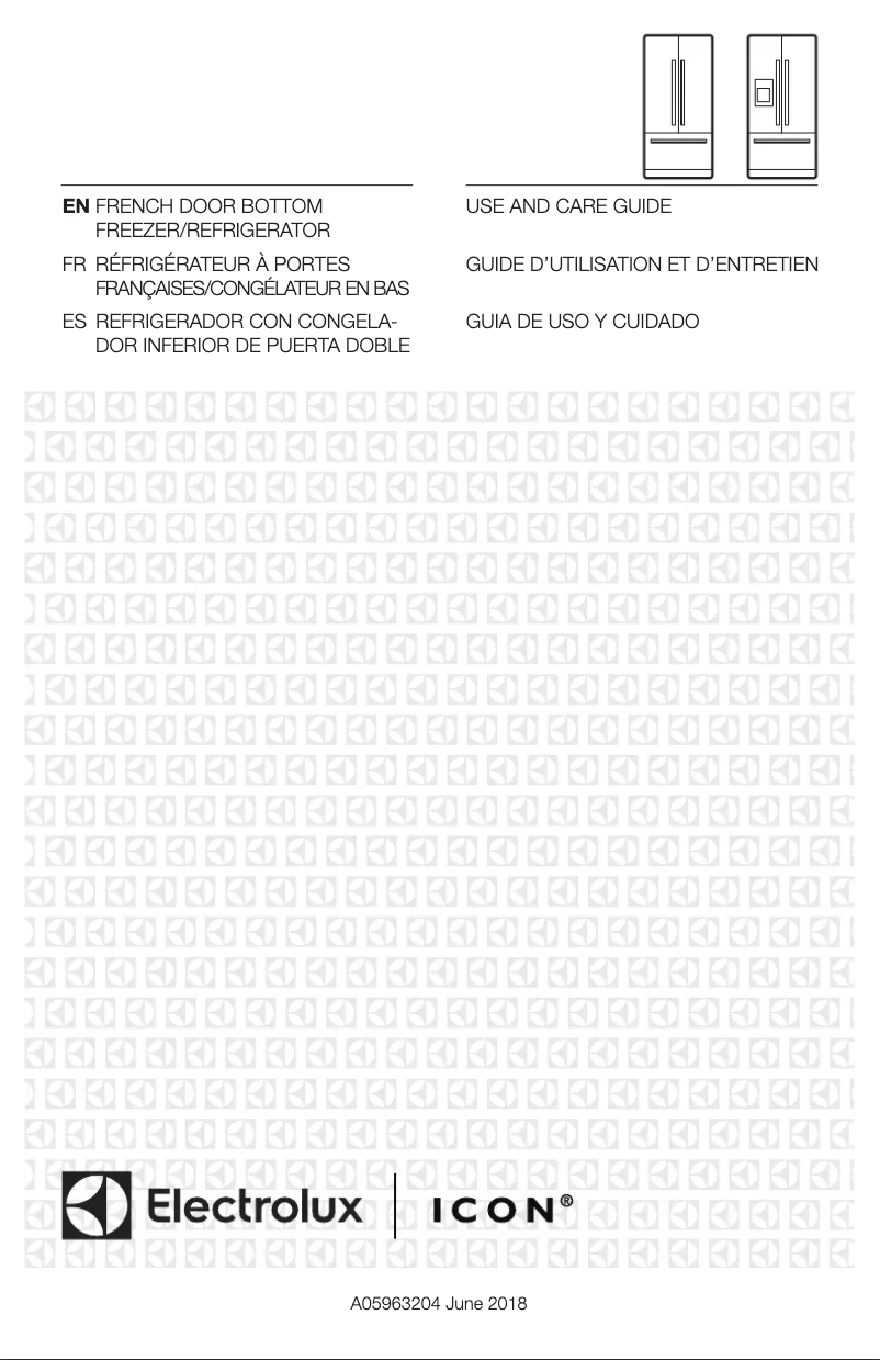 Page 1 de la notice Manuel utilisateur Electrolux ICON E23BC69SPS