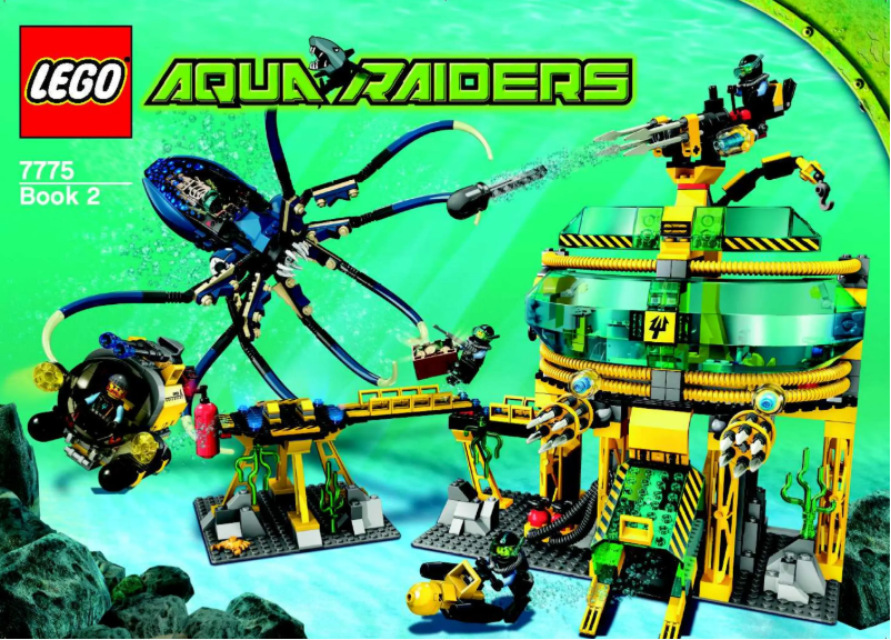 Page 1 of the manual User Manual Lego Aquabase Invasion