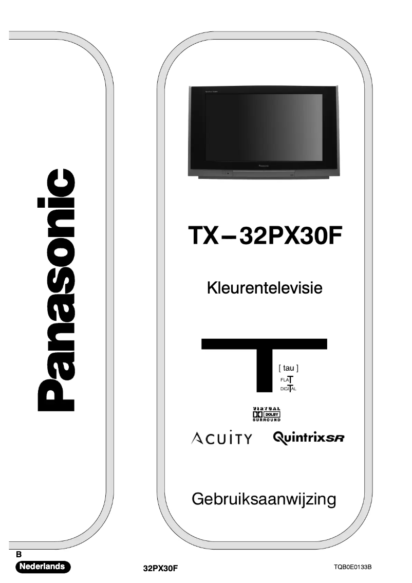 Page 1 de la notice Manuel utilisateur Panasonic TX-32PX30F