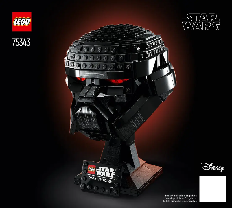 Page 1 de la notice Manuel utilisateur Lego Star Wars 75343