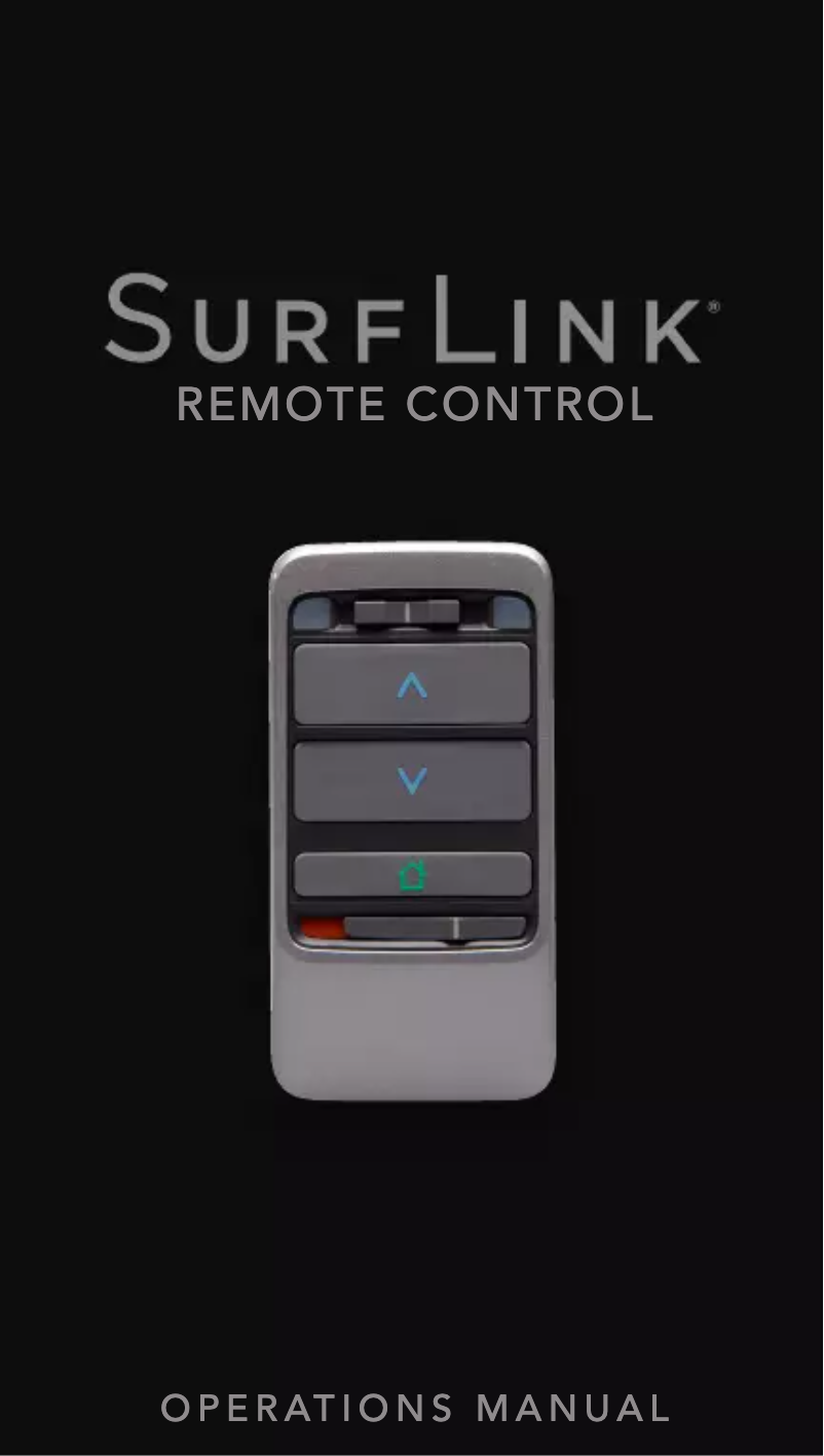 Page 1 de la notice Manuel utilisateur Starkey SurfLink Basic Remote