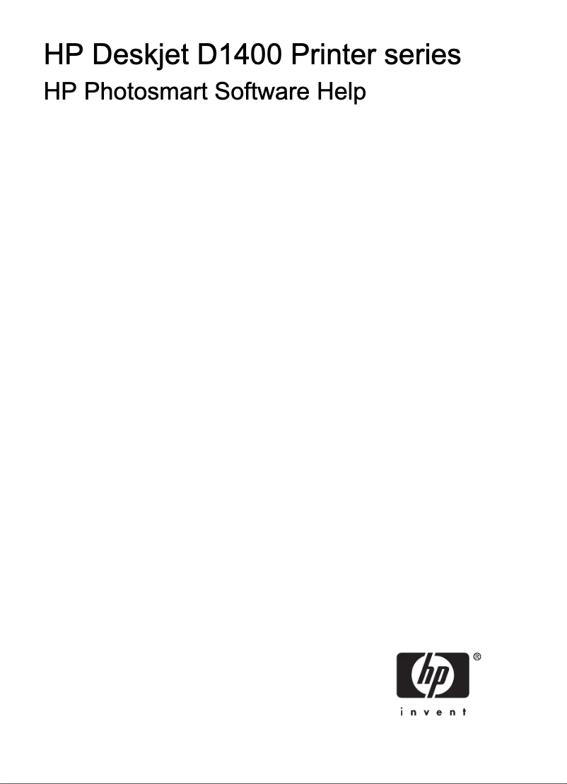 Page n°1 - Manuel utilisateur HP Deskjet D1455