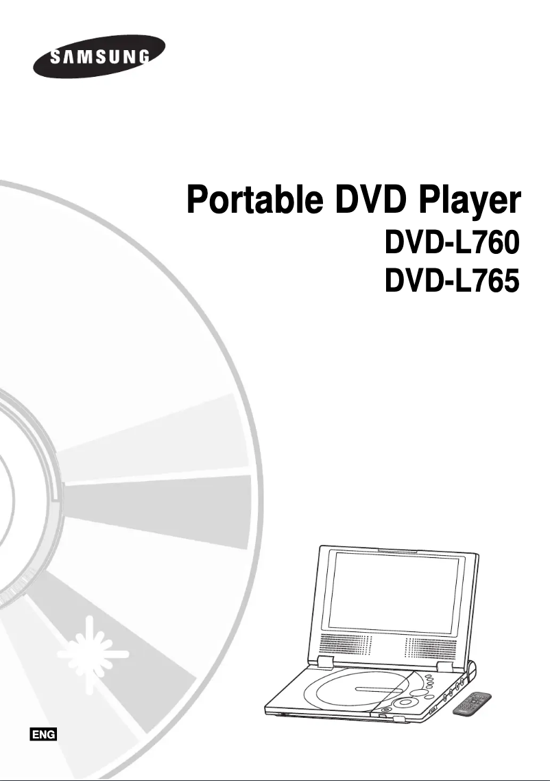 Página 1 del manual Manual de usuario Samsung DVD-L760
