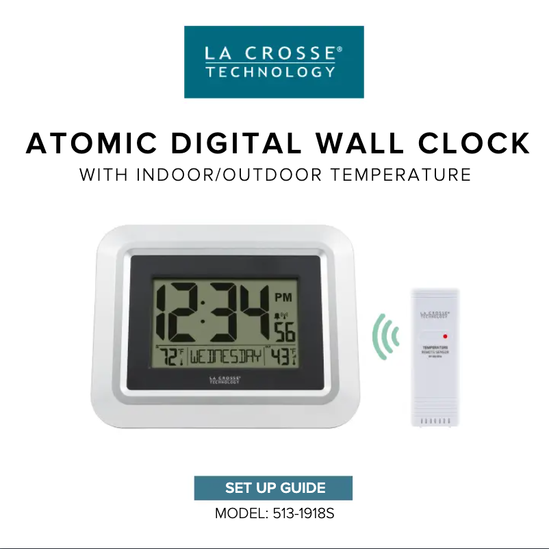 Página 1 del manual Manual de usuario La Crosse Technology 513-1918S