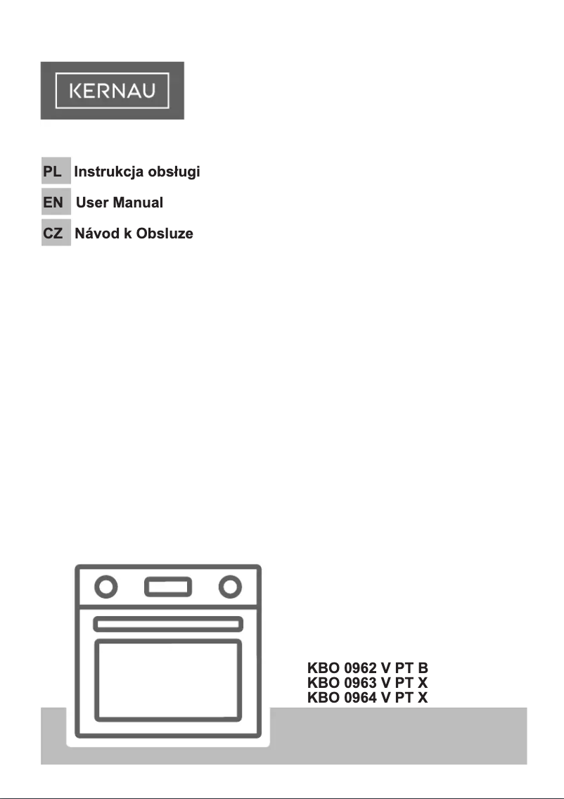 Página 1 del manual Manual de instrucciones Kernau KBO 0962 V PT B