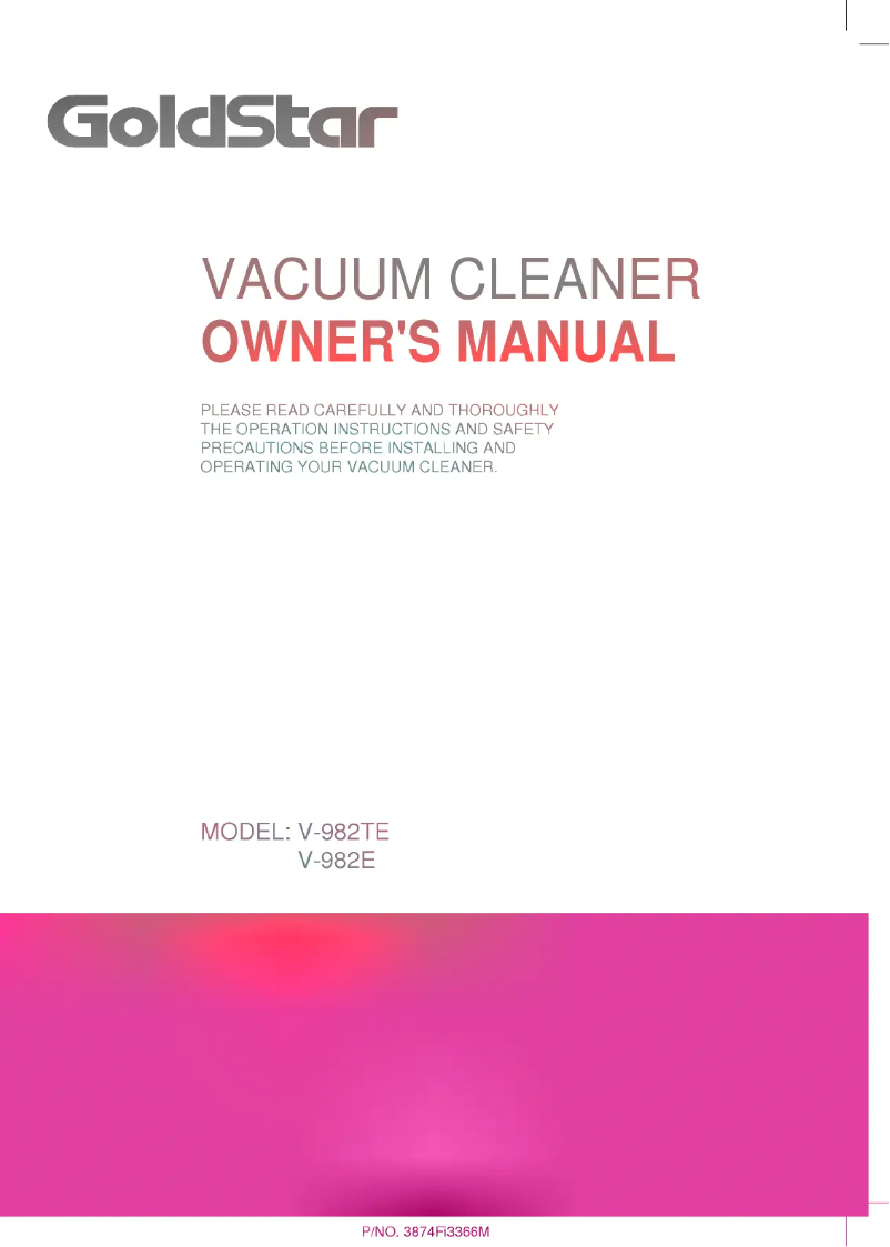 Page 1 of the manual User Manual LG V-982TE