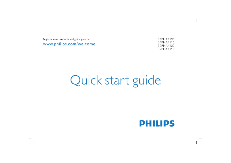 Page n°1 - Manuel utilisateur Philips 24PHA4110