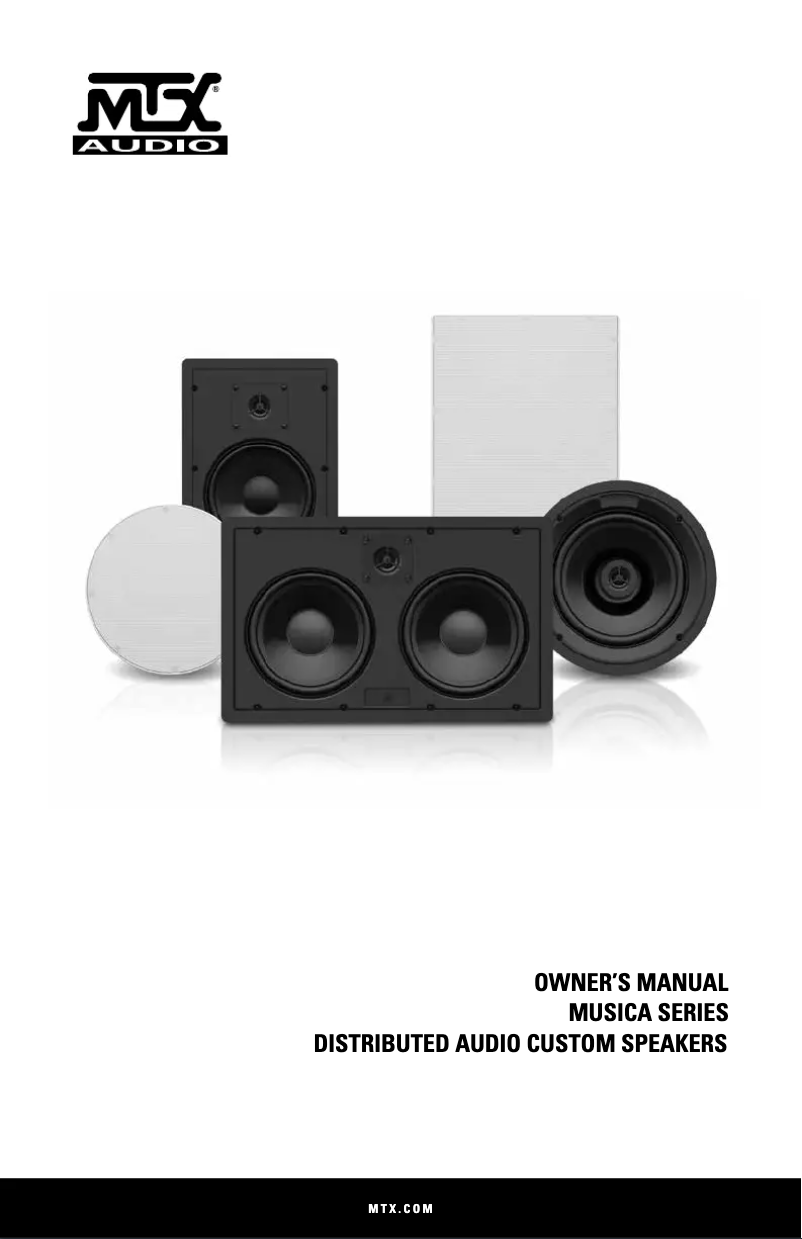 Page 1 de la notice Manuel utilisateur Atlas Sound ICM612