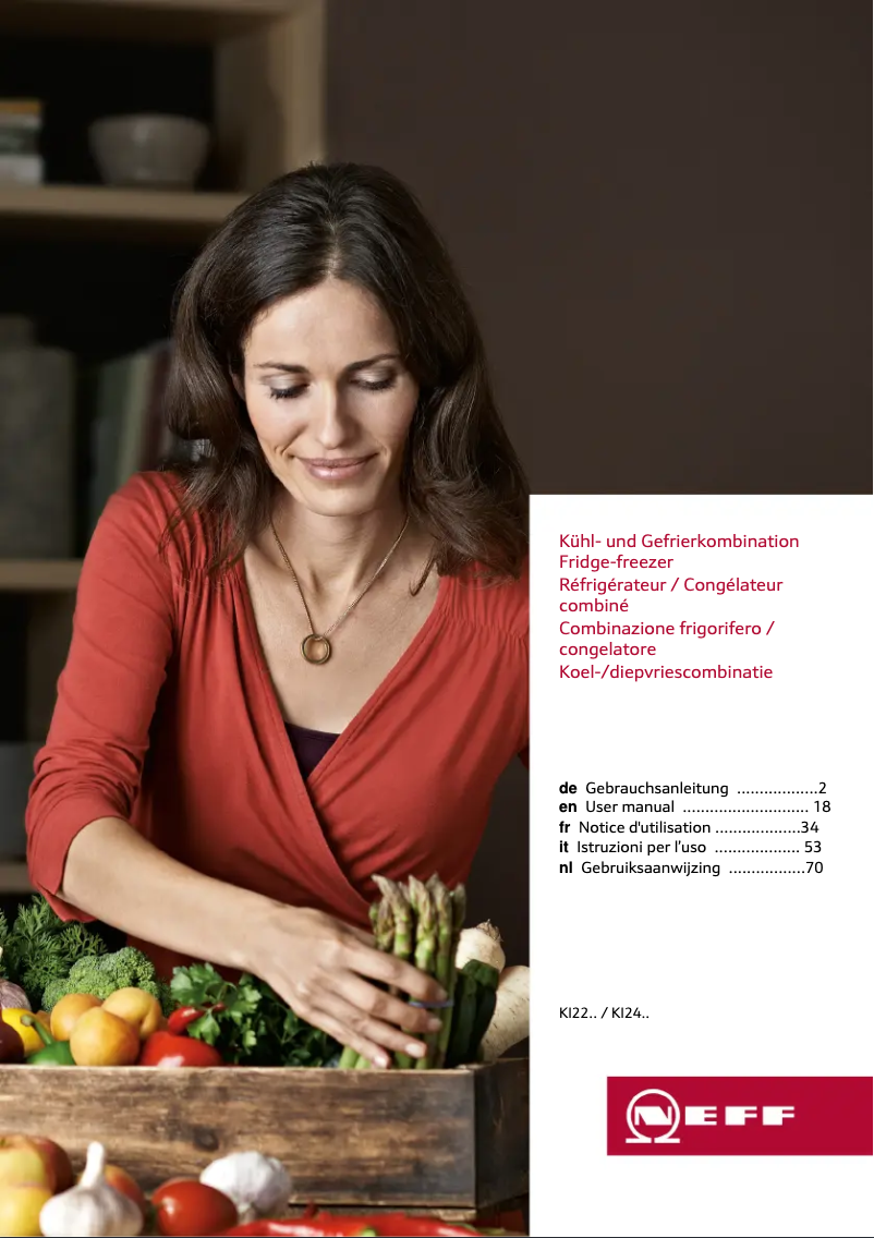 Page 1 de la notice Manuel utilisateur Neff K428A2MC