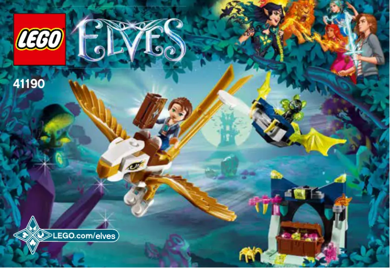 Página 1 del manual Instrucciones visuales Lego Elves 41190