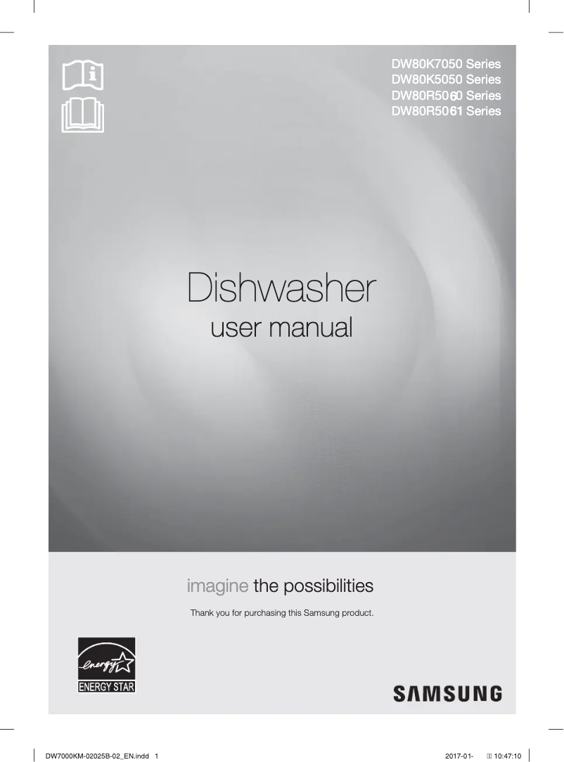 Página 1 del manual Manual de usuario Samsung DW80R5061UT
