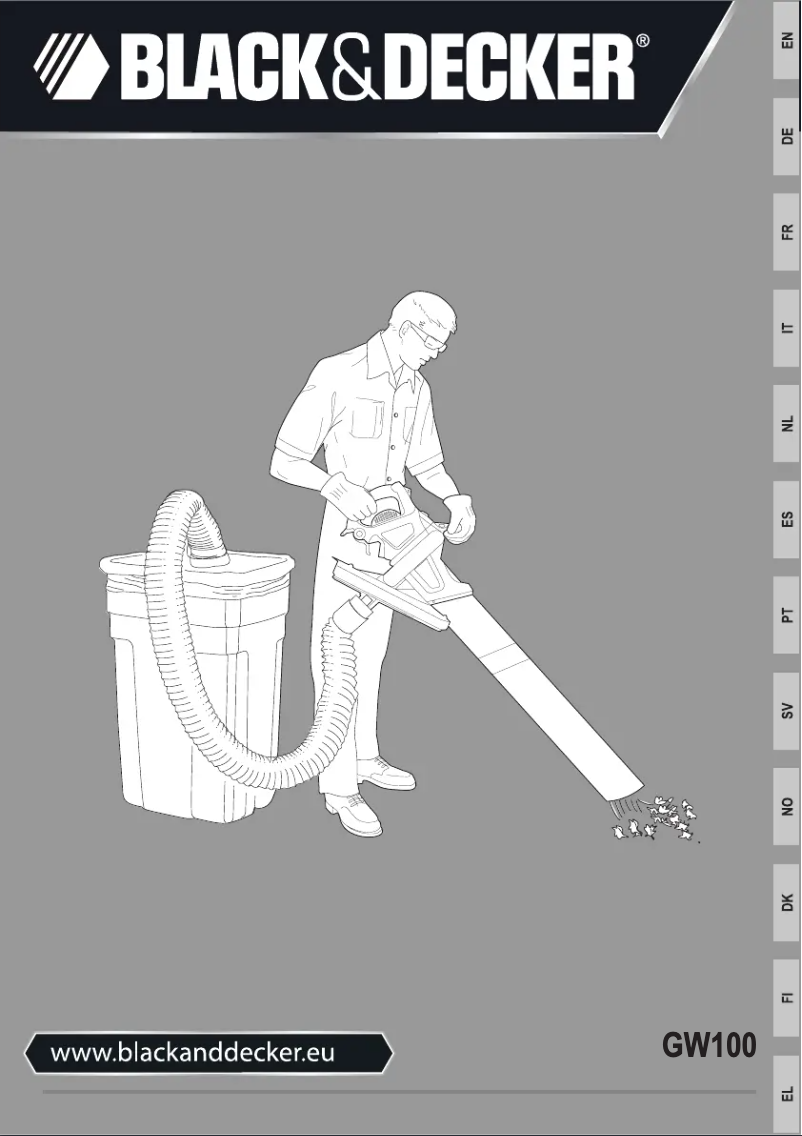 Página 1 del manual Manual de usuario Black & Decker GW2610V