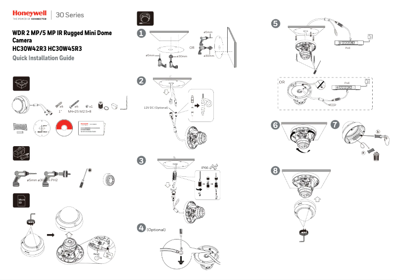 Page 1 de la notice Manuel utilisateur Honeywell HC30W42R3