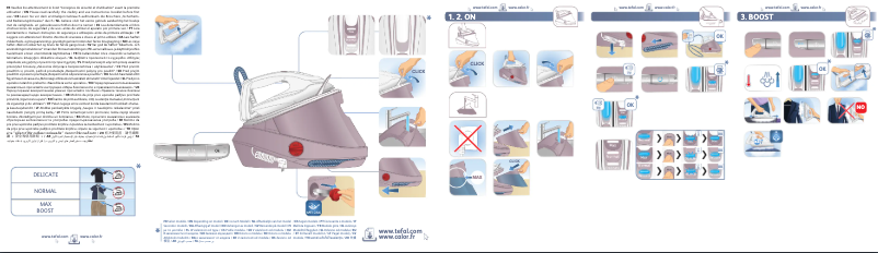 Page 1 de la notice Manuel utilisateur Calor Pro Express Ultimate GV9710