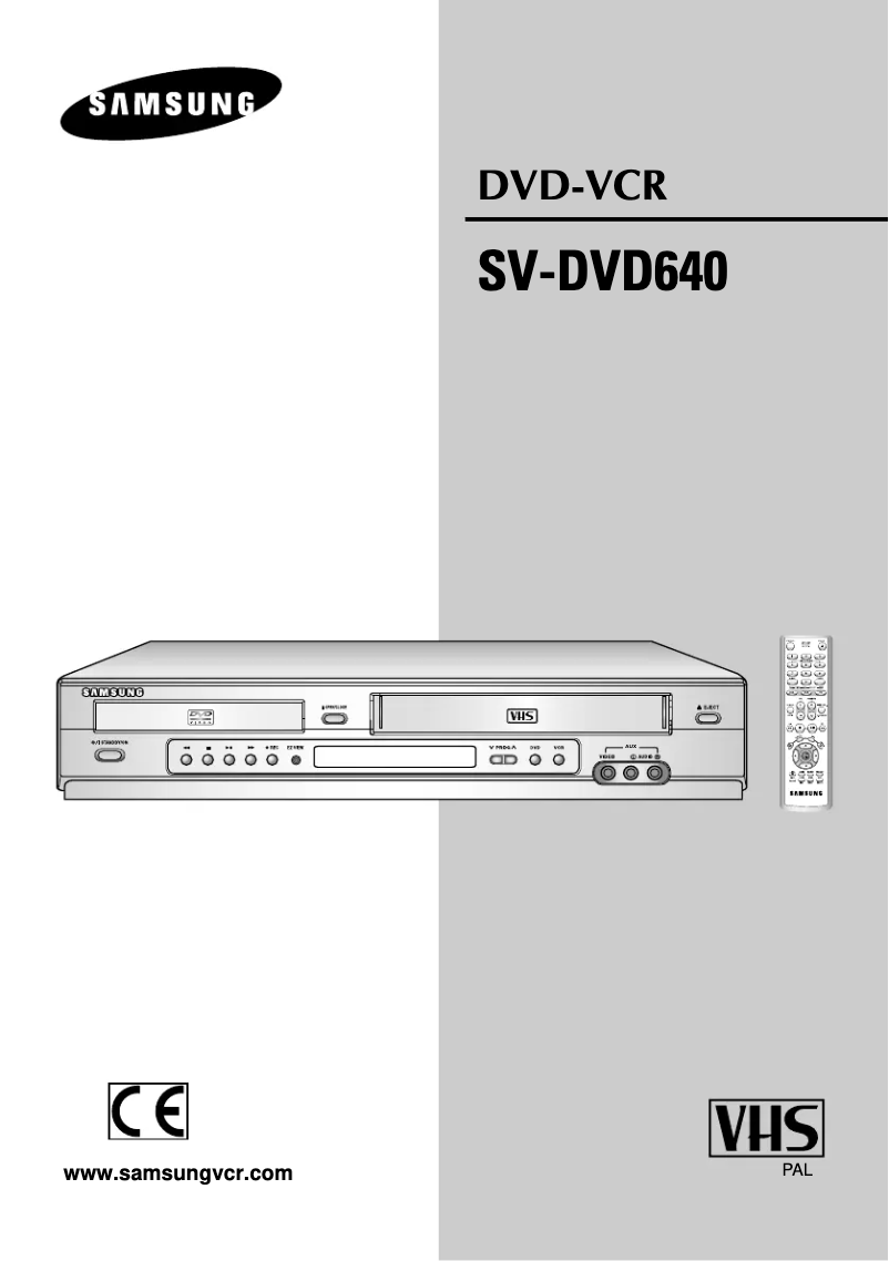 Página 1 del manual Manual de usuario Samsung SV-DVD640