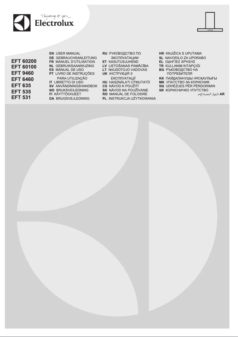 Página 1 del manual Manual de usuario Electrolux EFT635X