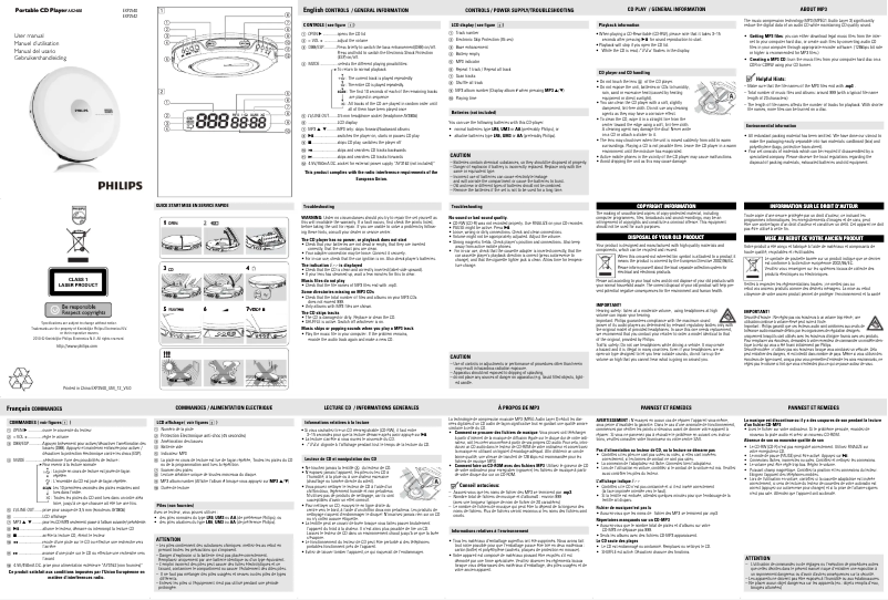Página 1 del manual Manual de usuario Philips EXP2540