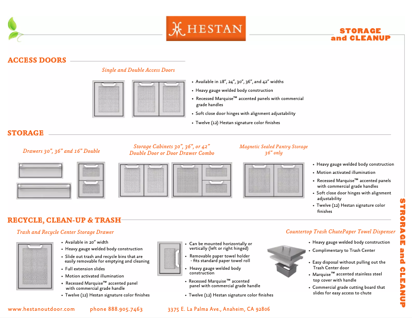 Page 1 de la notice Fiche technique Hestan AGDR16-TQ