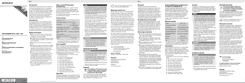 Page 1 de la notice Manuel utilisateur SilverCrest SLM 2 A2