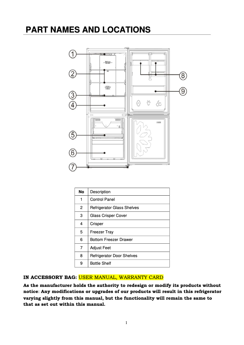 Página 1 del manual Manual de usuario CHiQ CBM282NBS