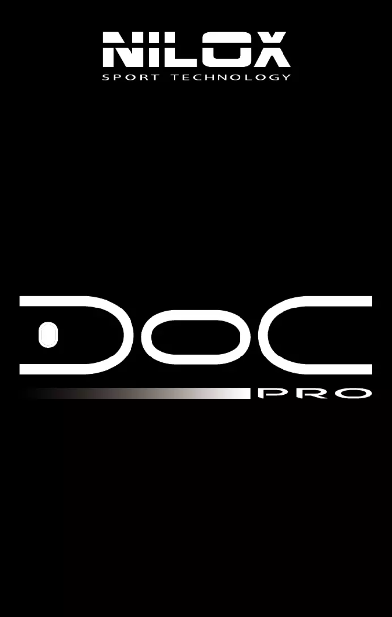 Page 1 of the manual User Manual Nilox Doc Pro