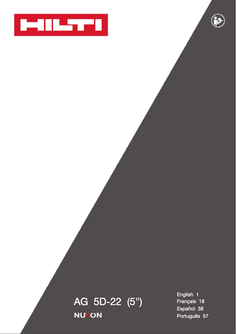 Page 1 de la notice Manuel utilisateur Hilti AG 5D-22
