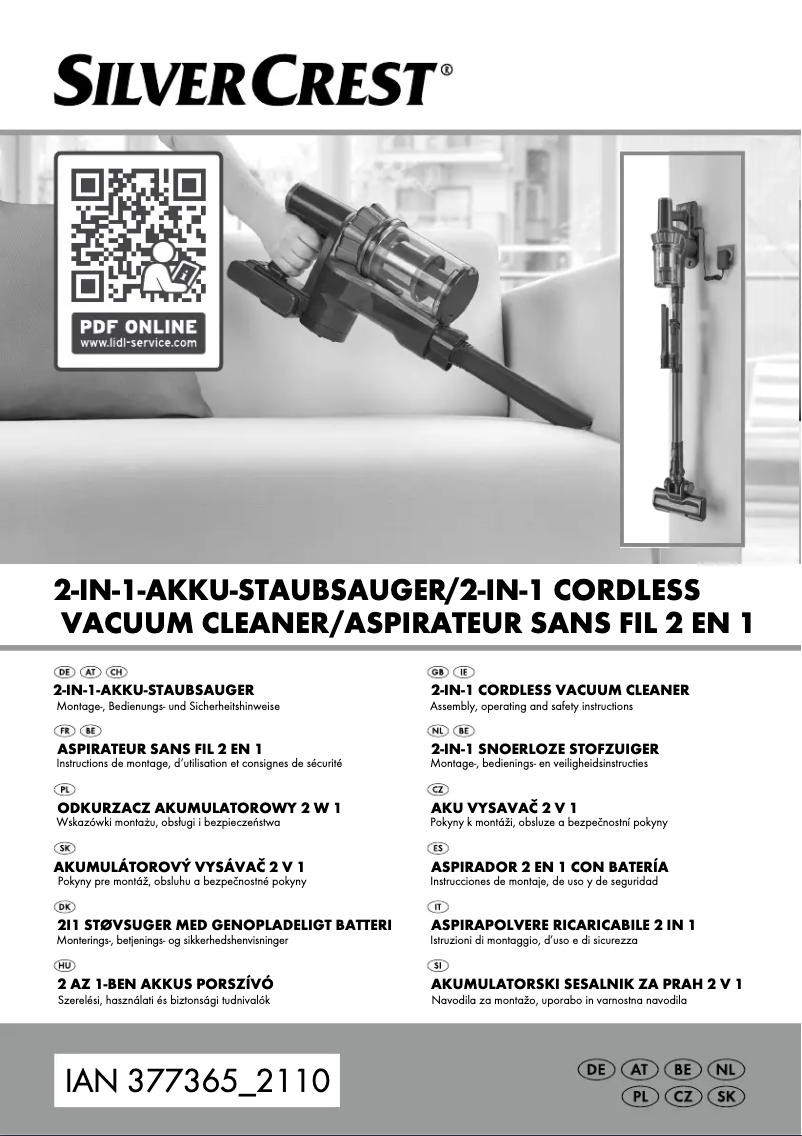 Página 1 del manual Manual de usuario SilverCrest SHAZB 29.6 A1